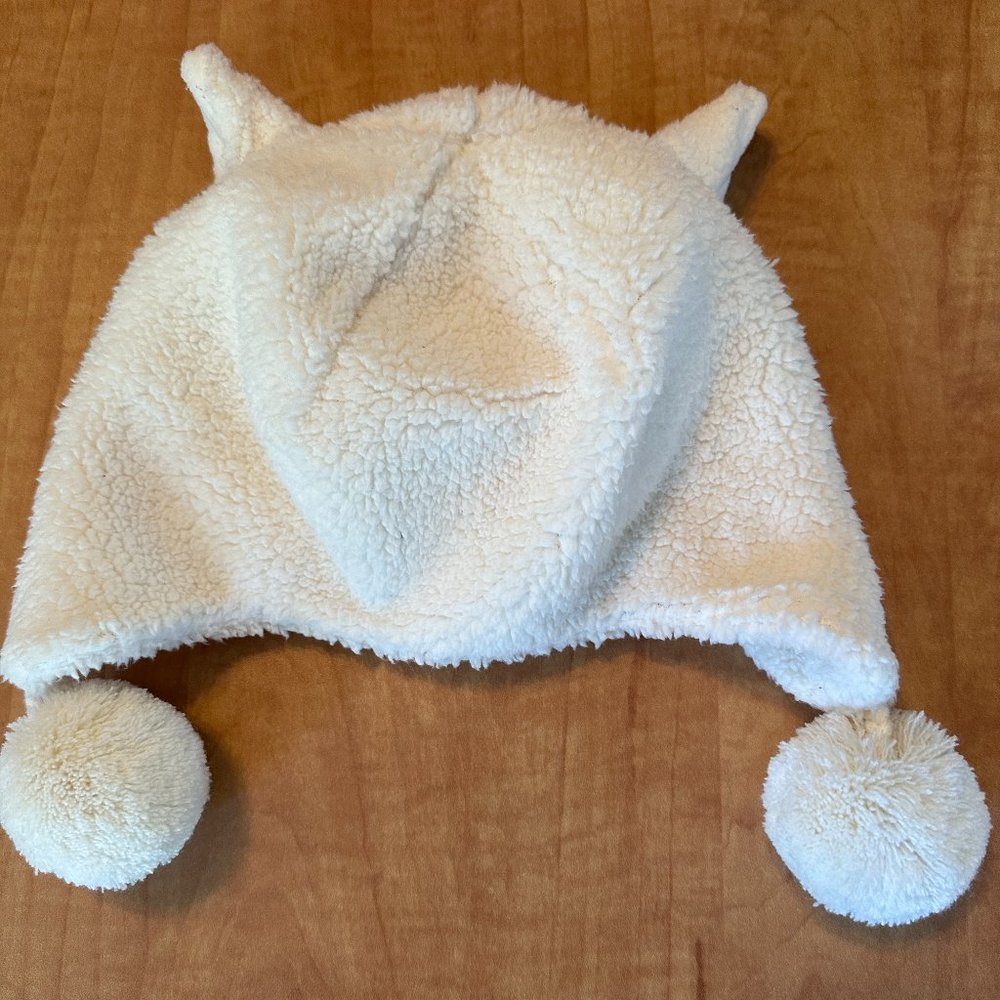 Baby Gap pilot-style kids' hat - Ivory, Size M/L - Brand New with Tags. NWT.